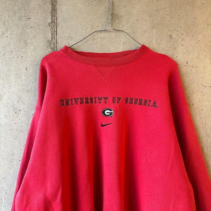 (M) Buzo Vintage Nike 90s  Fucsia "University of Georgia