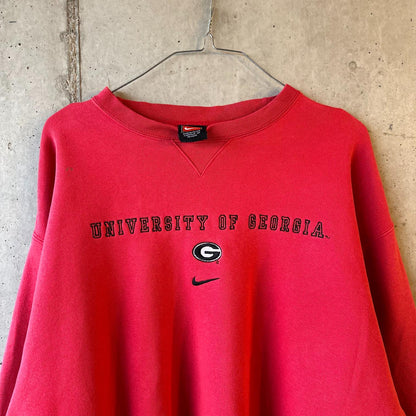 (M) Buzo Vintage Nike 90s  Fucsia "University of Georgia