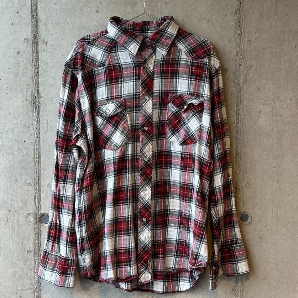 (XL) Camisa de Franela Wrangler "Red, Green, White"