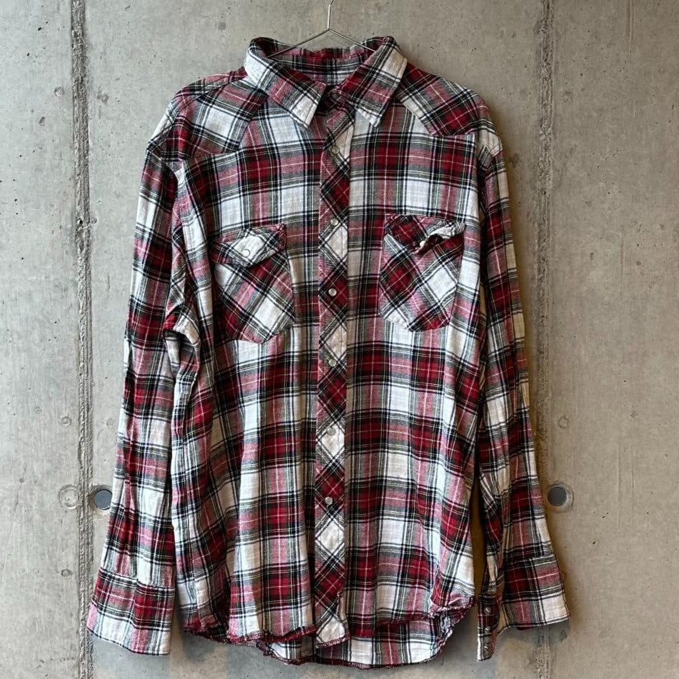 (XL) Camisa de Franela Wrangler "Red, Green, White"