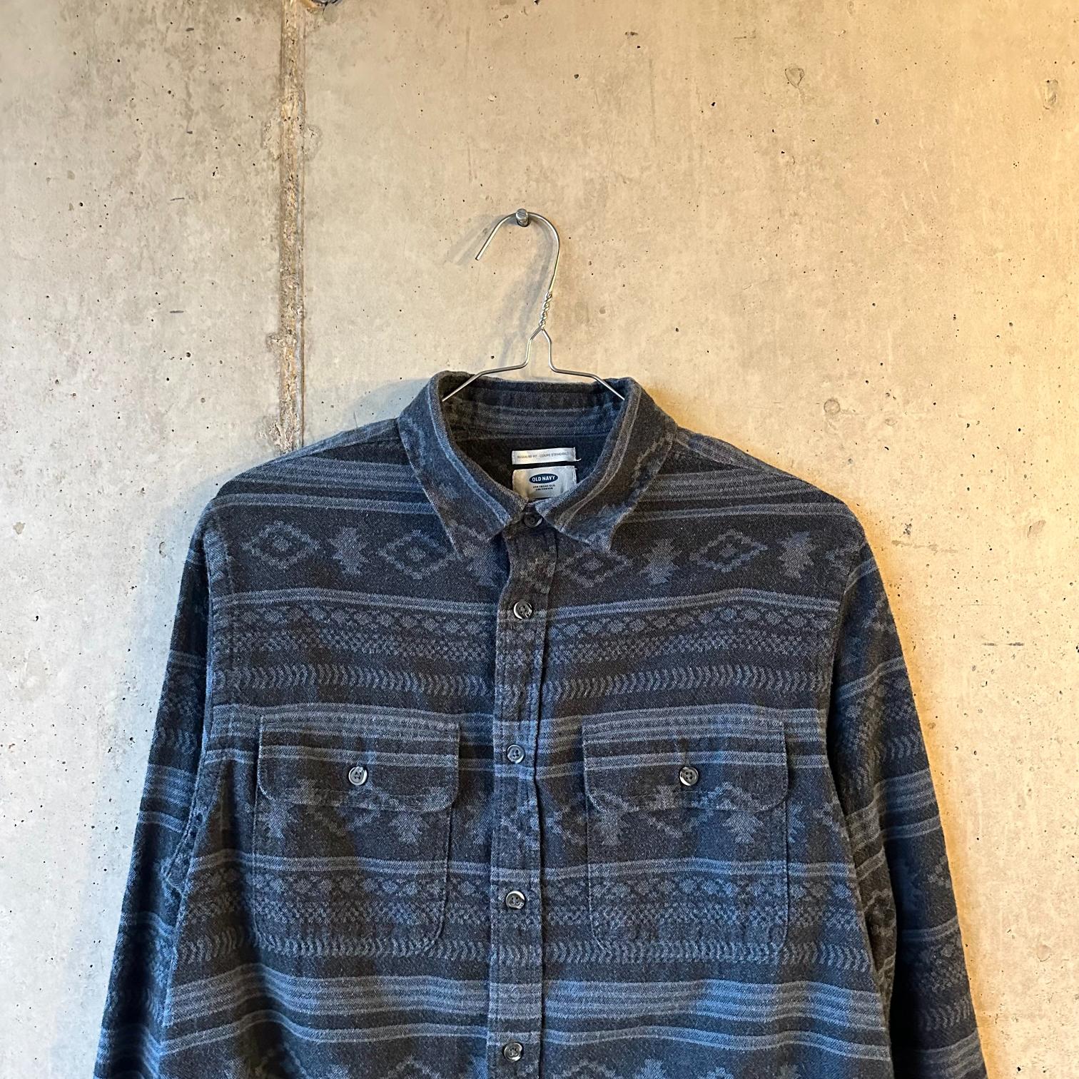 (S) Camisa de Franela Old Navy "Blue"