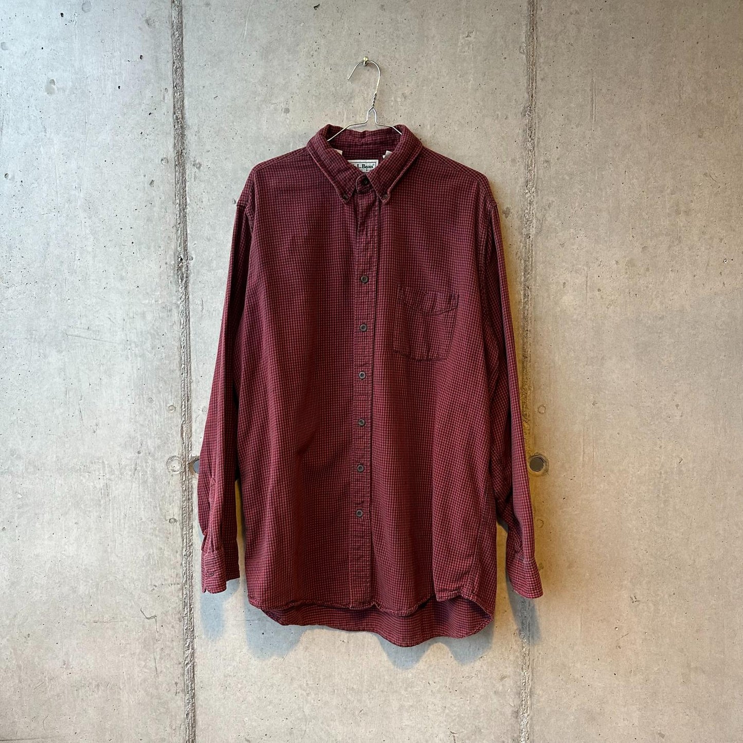 (L) Camisa de Franela LL Bean "Red"