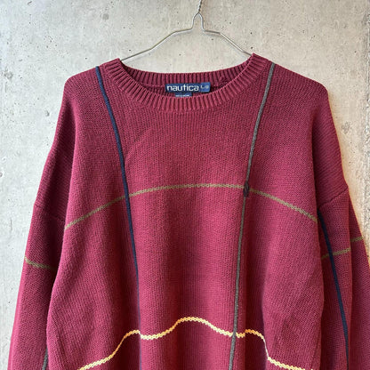 (L) Buzo Old Money Vintage Nautica "Scotish Burgundy"