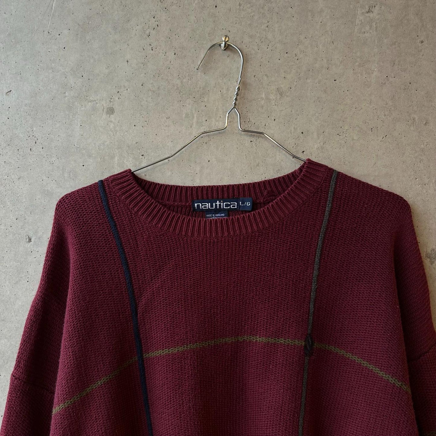 (L) Buzo Old Money Vintage Nautica "Scotish Burgundy"