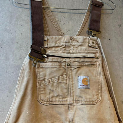 (30) Jardinera Vintage Carhartt Double Knee Beige