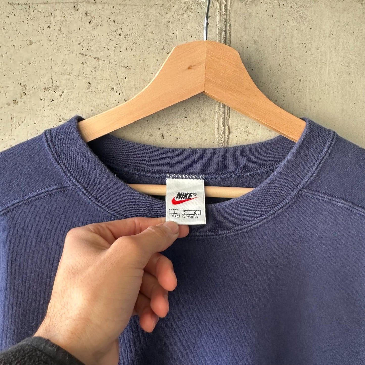 Crewneck Vintage Nike 90s "Tough Blue"