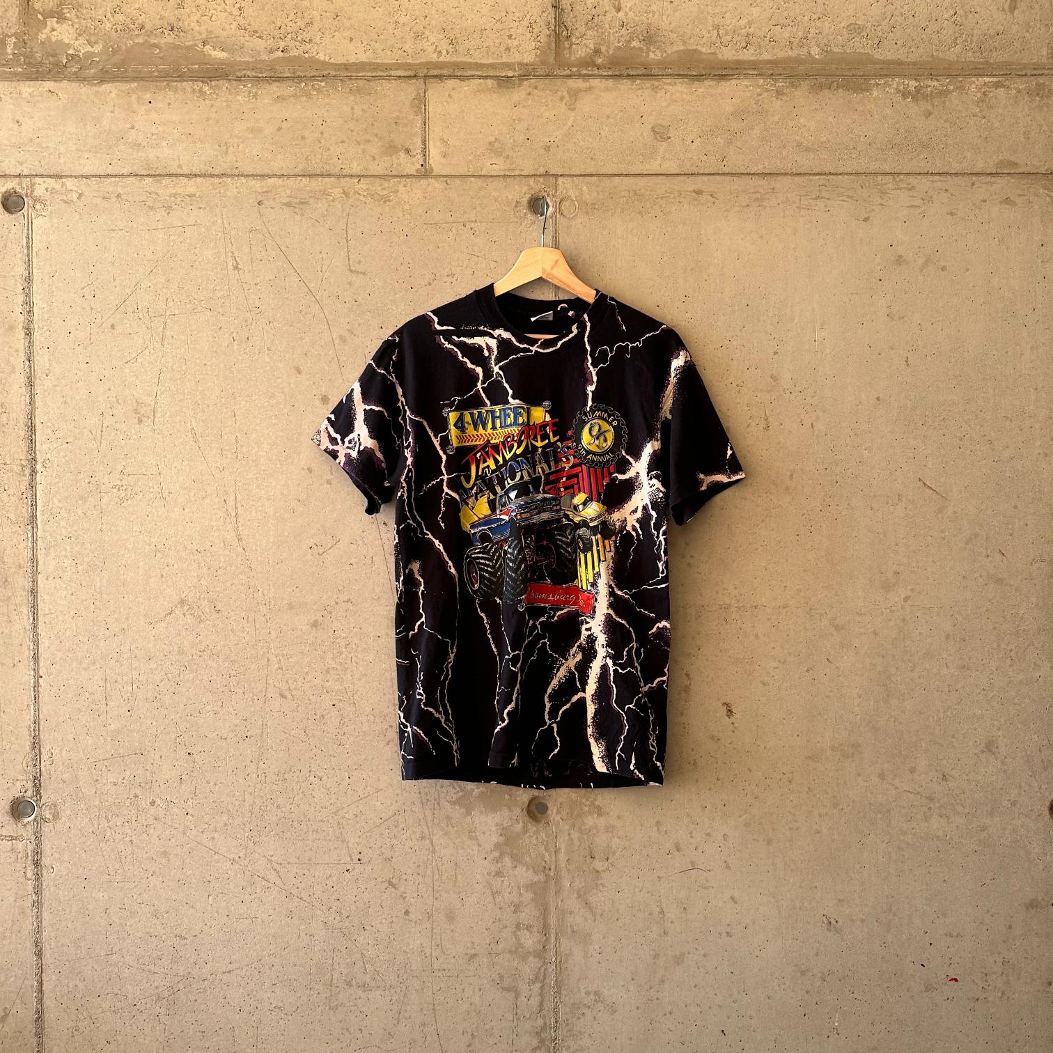 (M) Reme Vintage Anvil x Four Wheel Jamboree x Lightning Thunder x Single Stitch "Lightning Violet"
