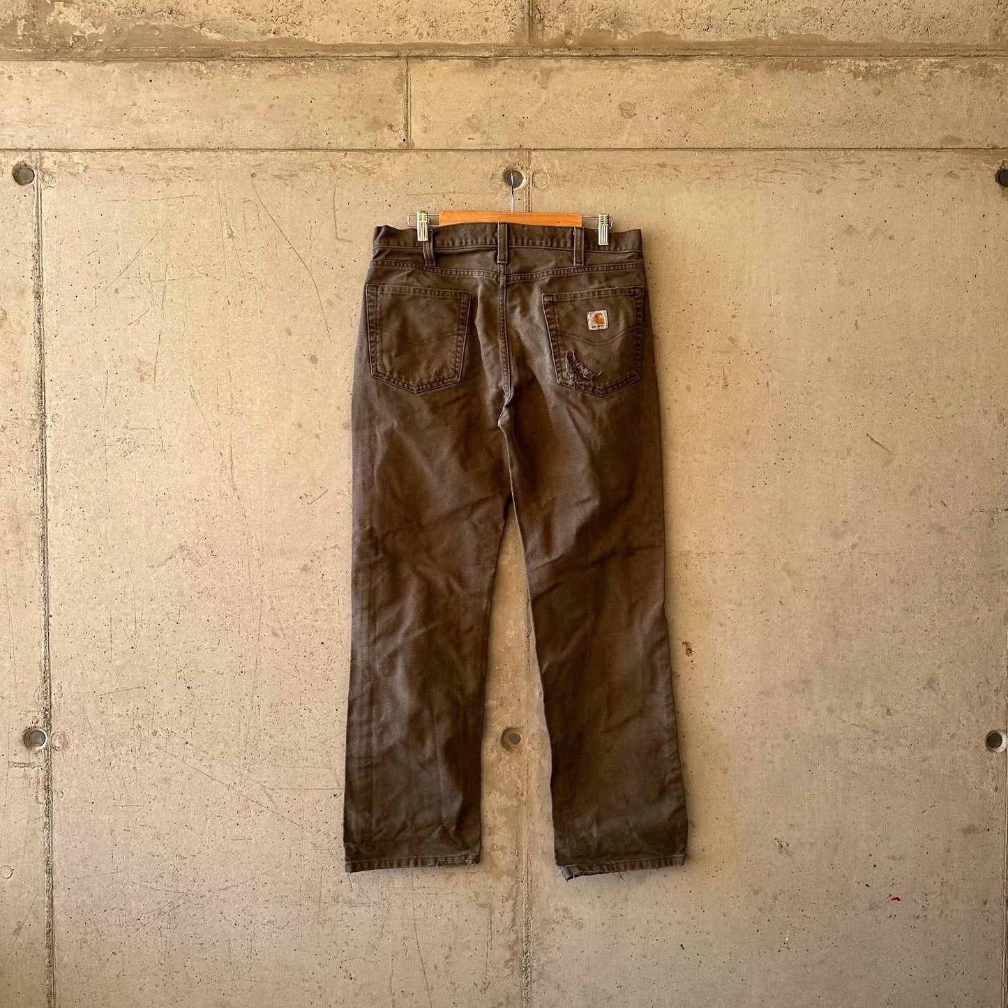 (33) Pantalón Carhartt Jean "Moss Green"