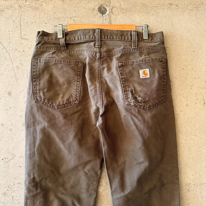 (33) Pantalón Carhartt Jean "Moss Green"