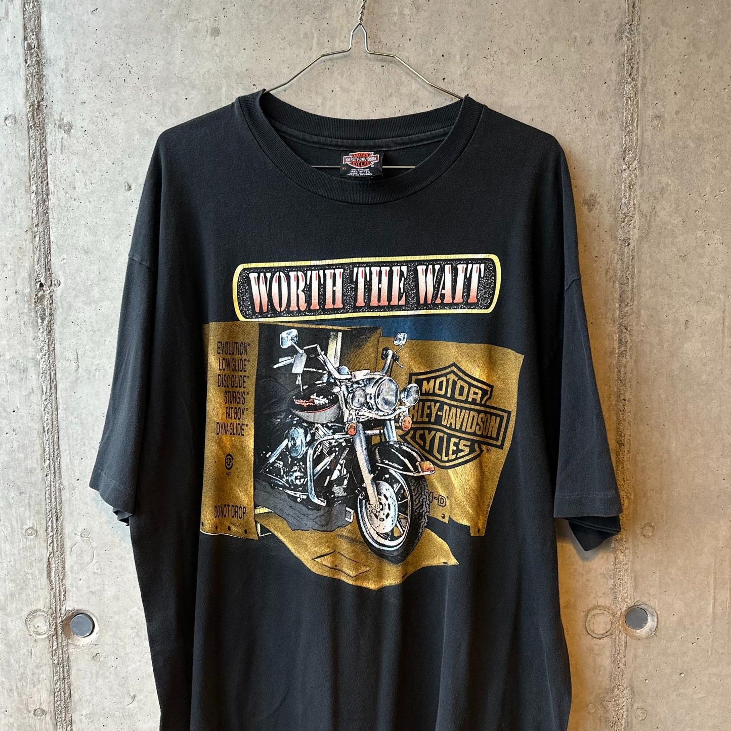 (XL) Reme  Vintage 90s Harley Davidson "Worth The Wait / Regency " Single Stitch