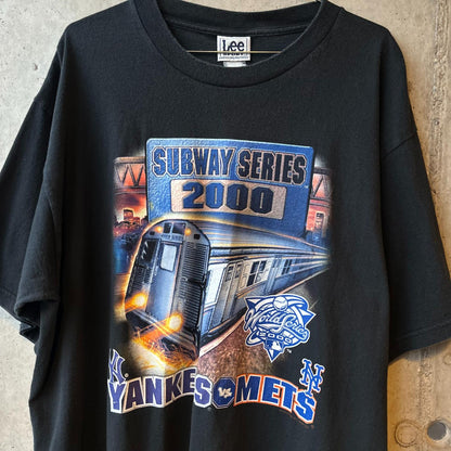 (XL) Reme Lee Sports Y2K 2000 Subway Series  "Yankees Vs Nets"