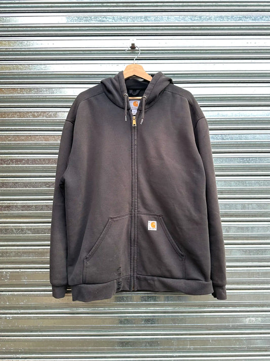 (XL) Campera Zip Up Carhartt Black "Kanye West"