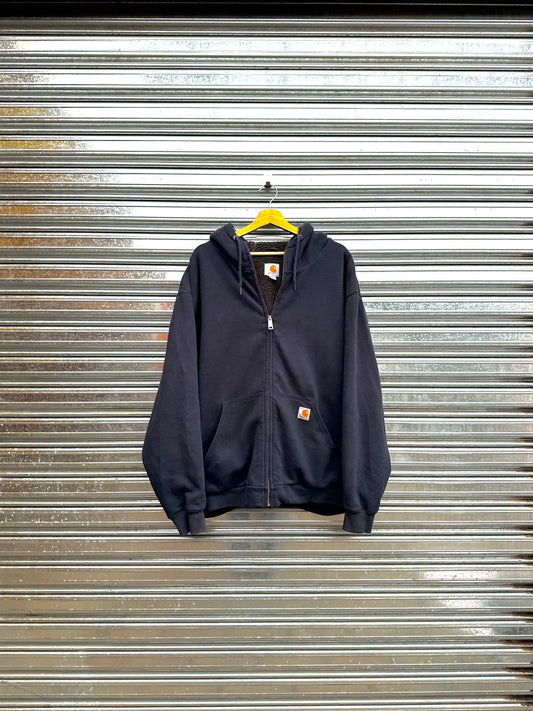 (XXXL) Campera Carhartt Zip Up (Azul Marino) 00's