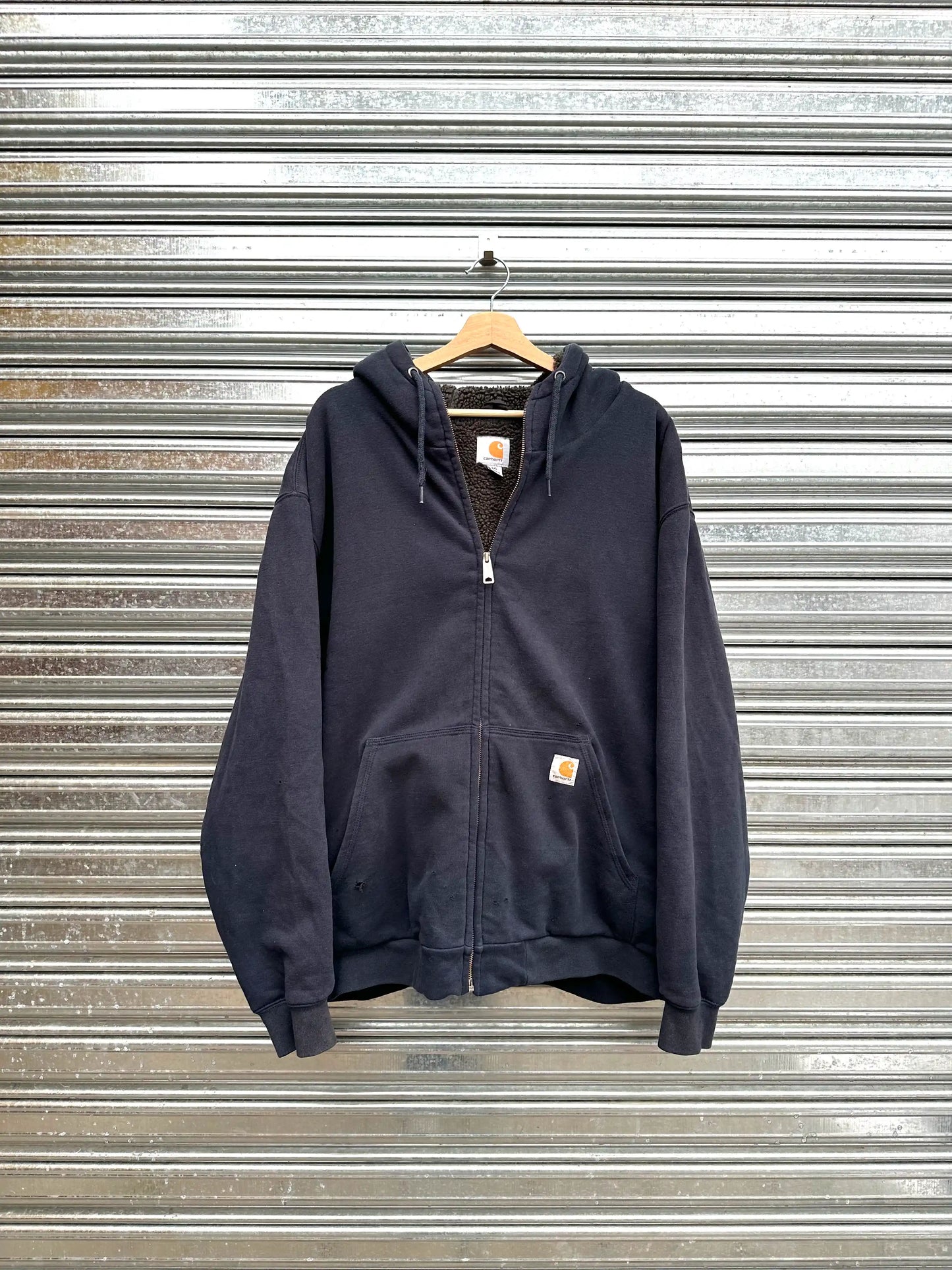 (XXXL) Campera Carhartt Zip Up (Azul Marino) 00's