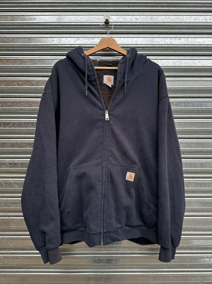 (XXXL) Campera Carhartt Zip Up (Azul Marino) 00's