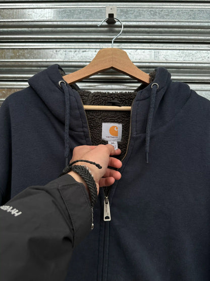 (XXXL) Campera Carhartt Zip Up (Azul Marino) 00's