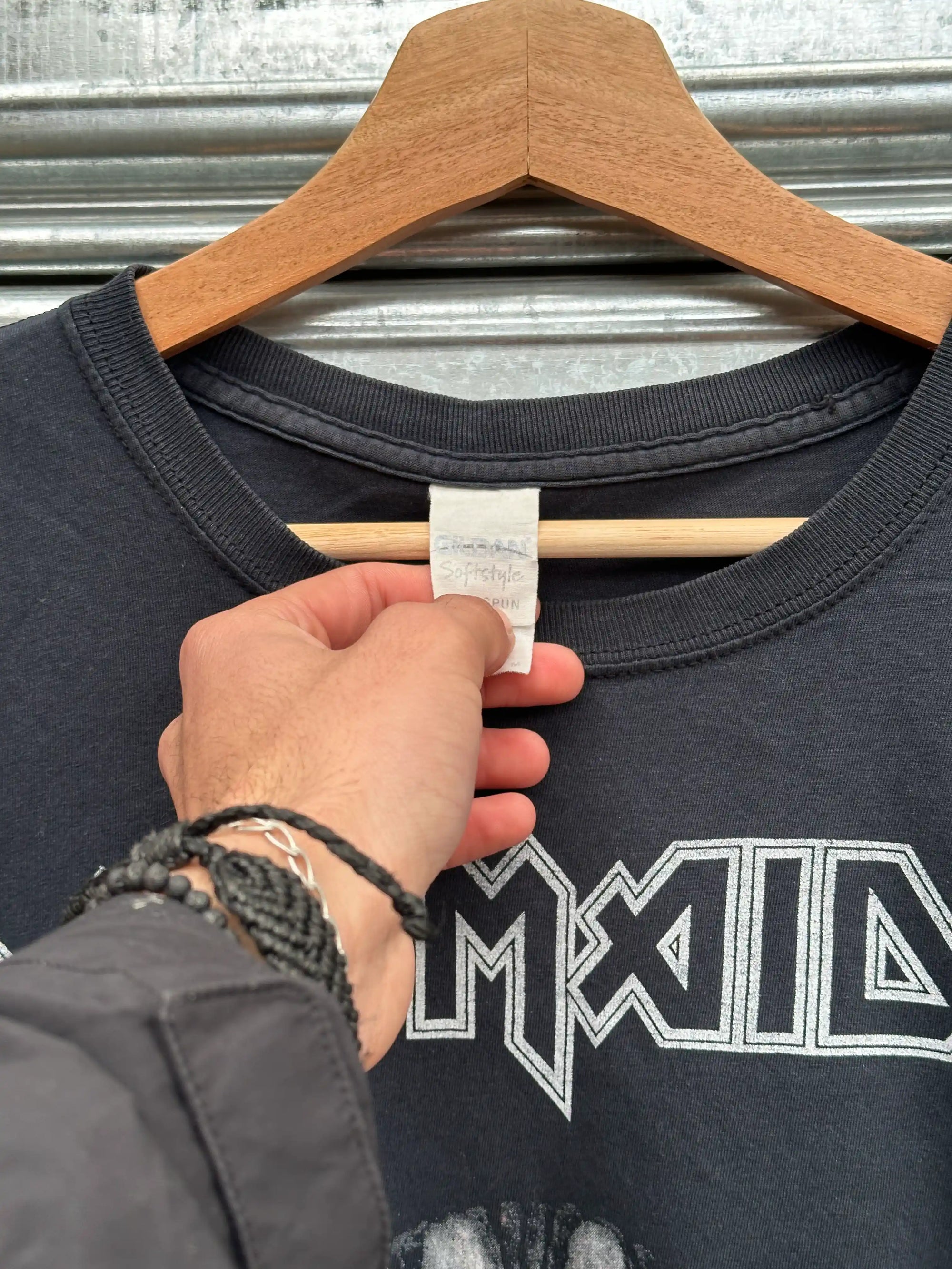 (M) Remera Manga Corta Iron Maiden Actual/ Black