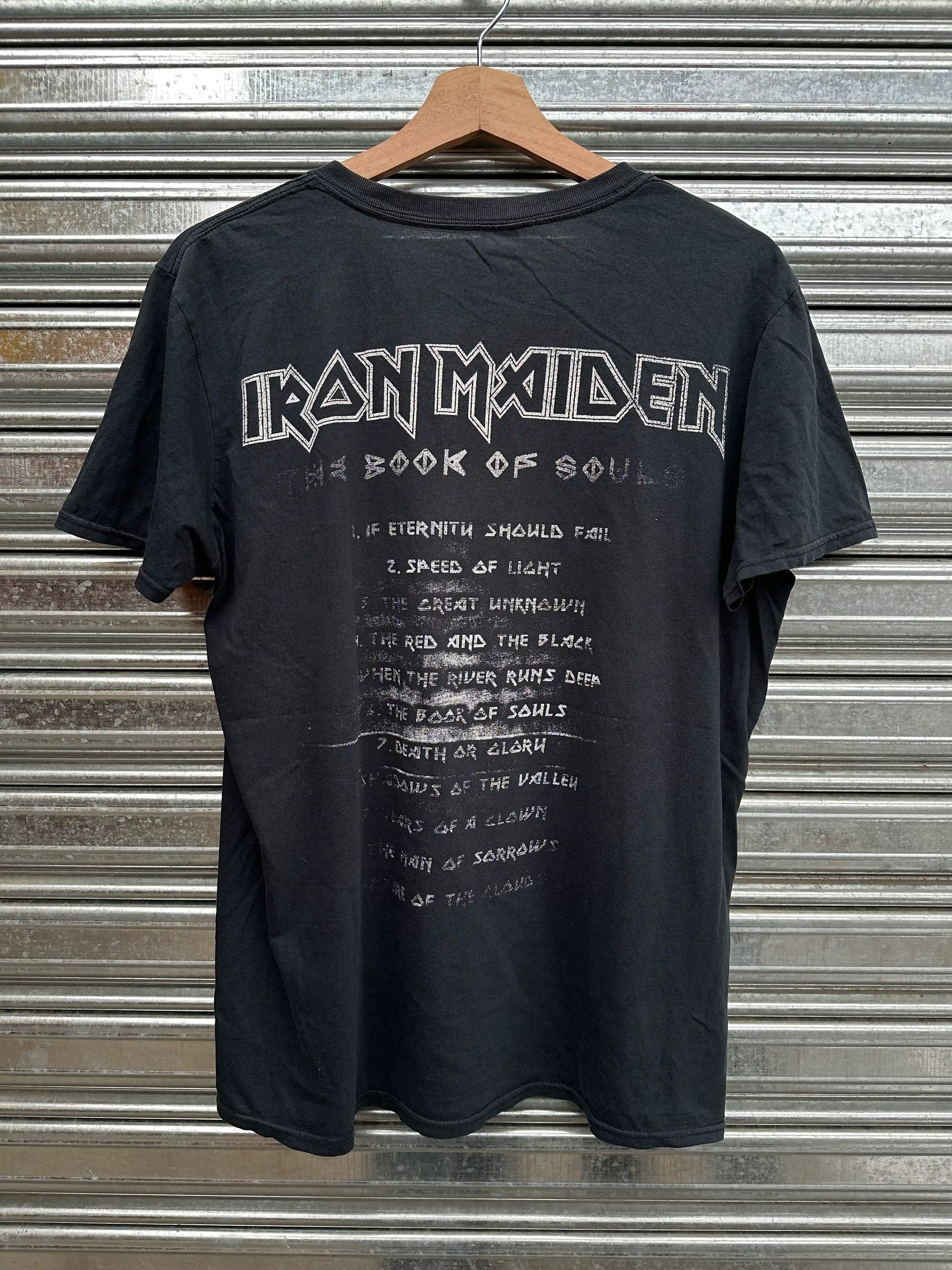 (M) Remera Manga Corta Iron Maiden Actual/ Black