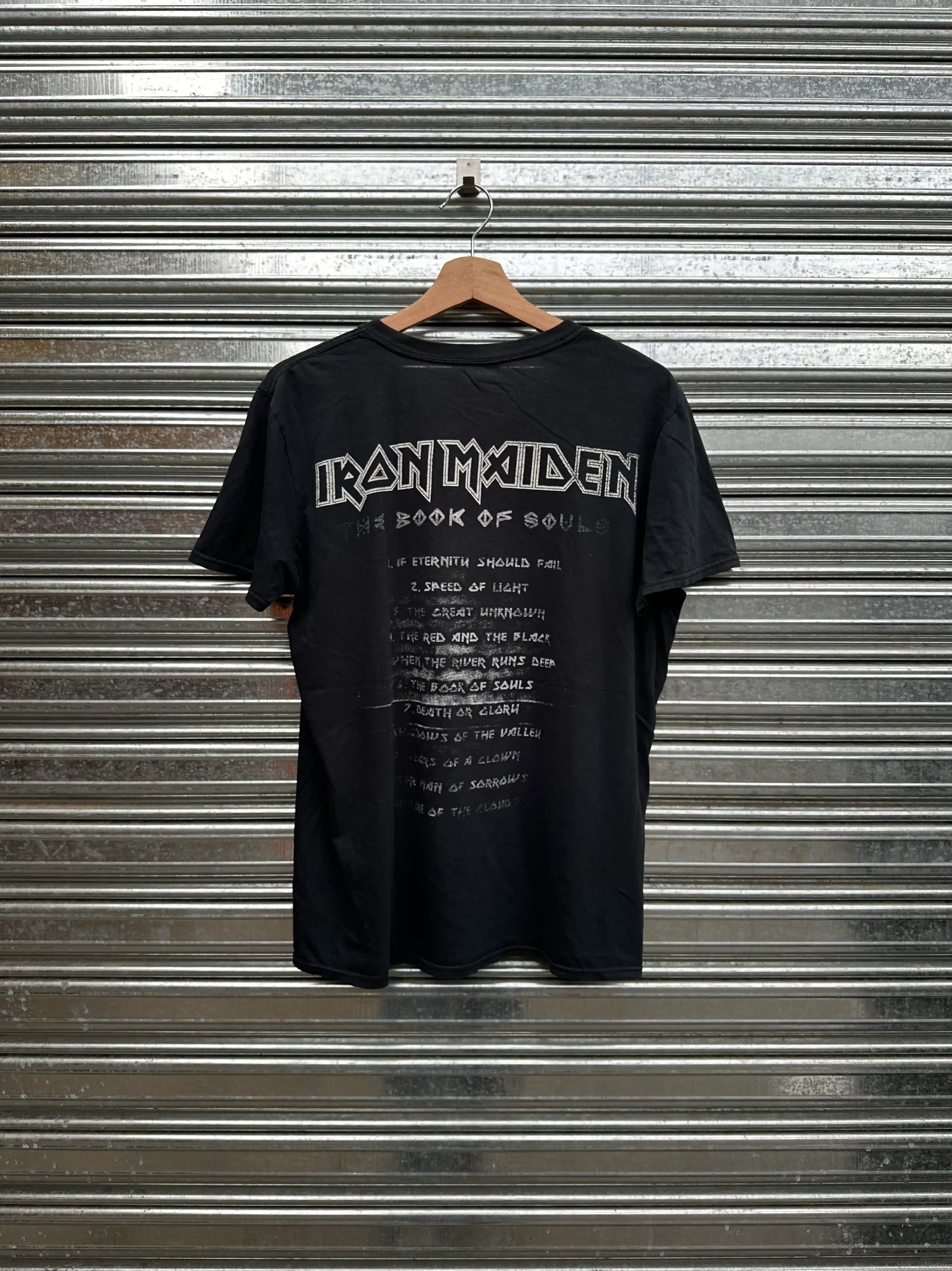 (M) Remera Manga Corta Iron Maiden Actual/ Black