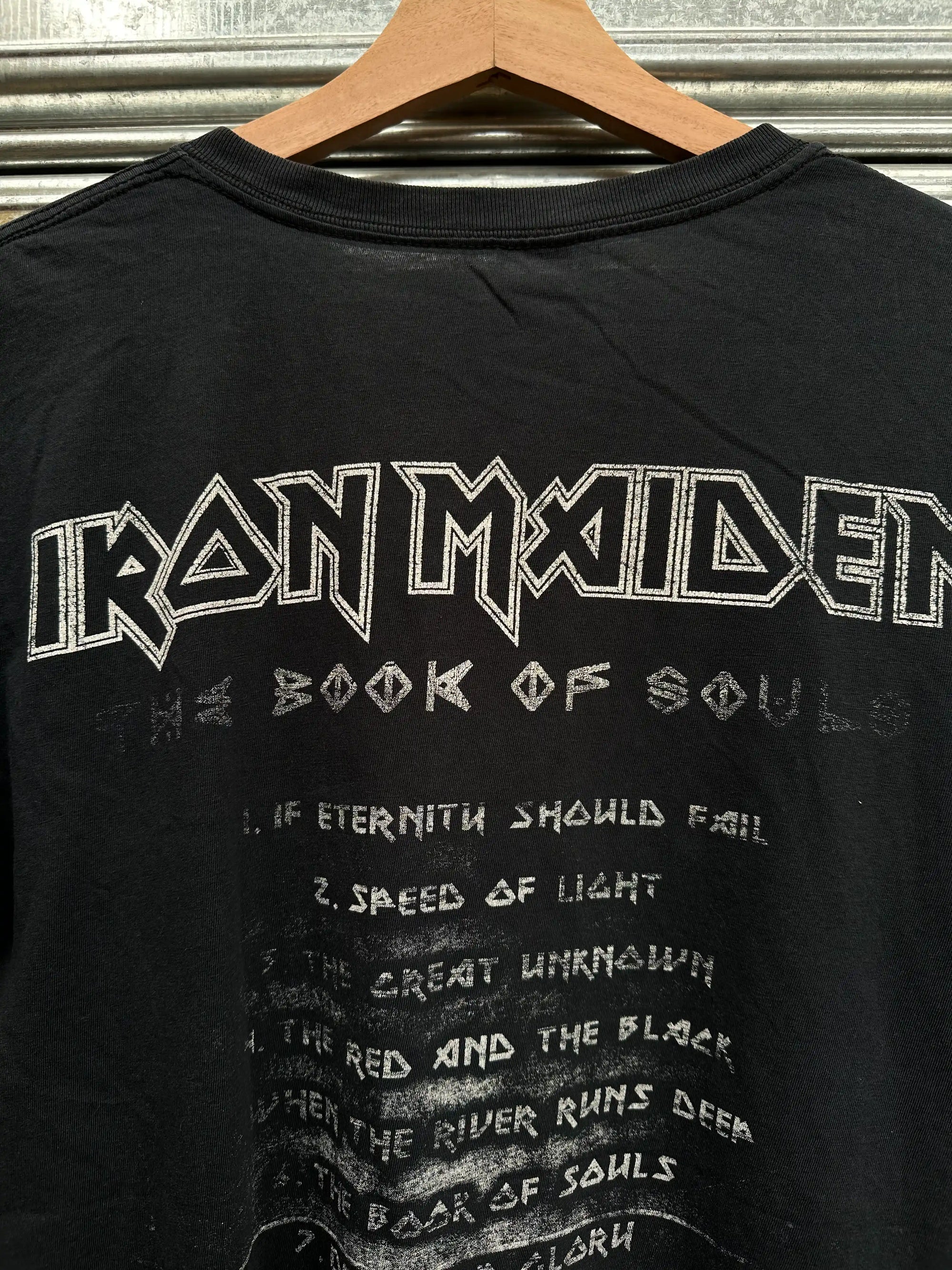 (M) Remera Manga Corta Iron Maiden Actual/ Black