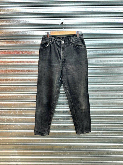 (28) Jean Levis Vintage 550s "Black" Orange Tab