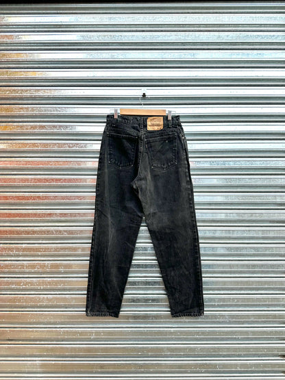 (28) Jean Levis Vintage 550s "Black" Orange Tab