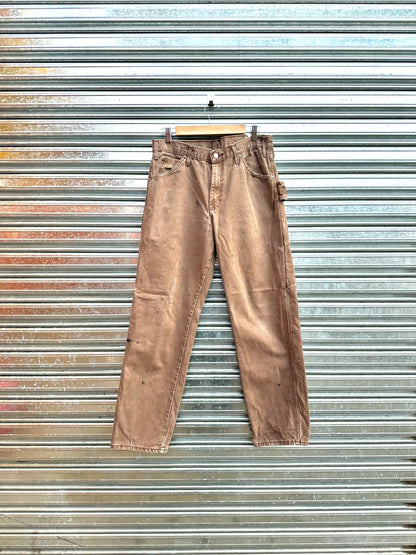 (32) Jean Carpintero Dickies "Mocca Brown / Black Paint"