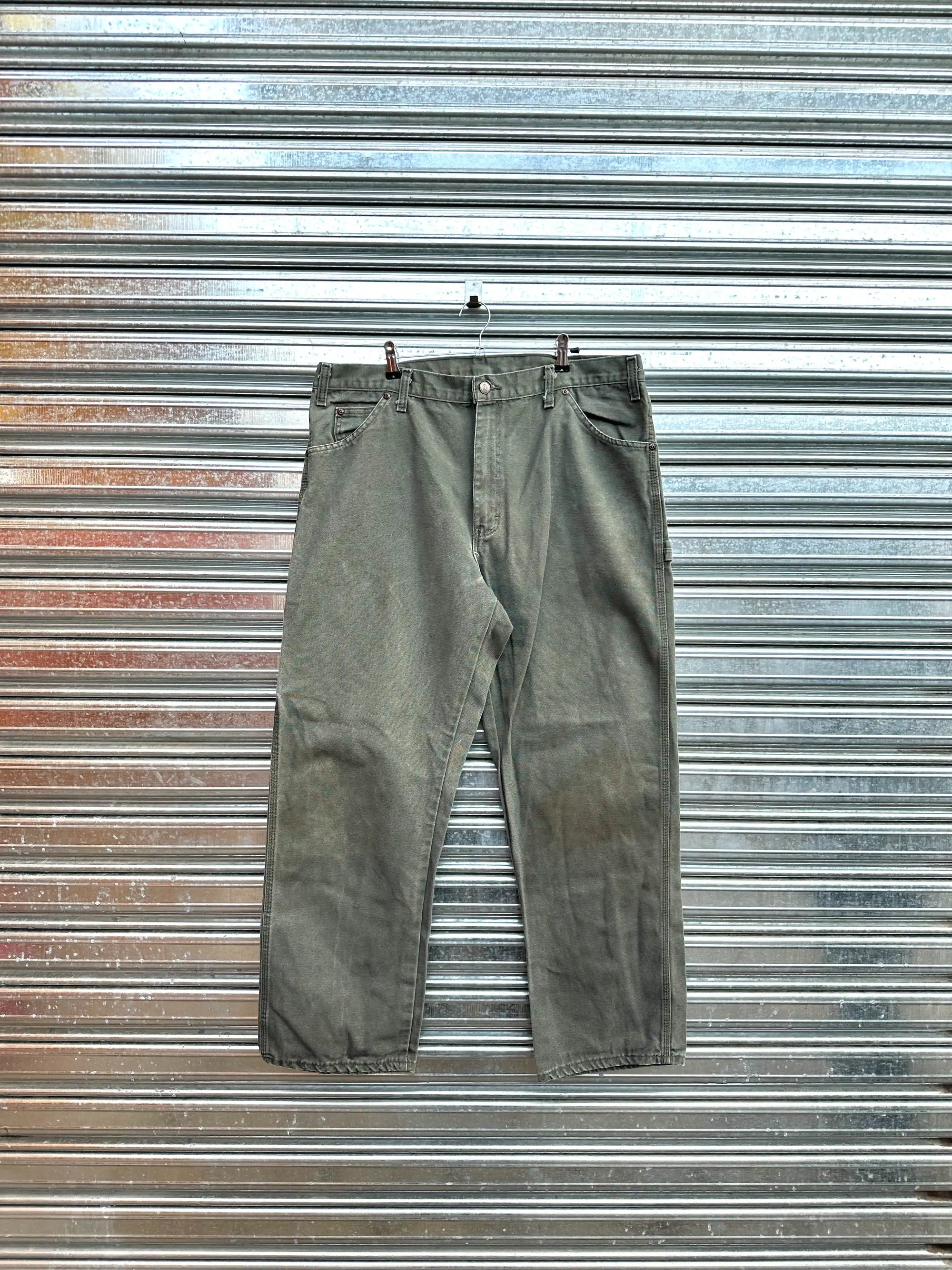 (38) Jean Carpintero Dickies "Moss Green"