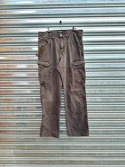 (34) Jean Vintage Wrangler Riggs "Mocca Brown"