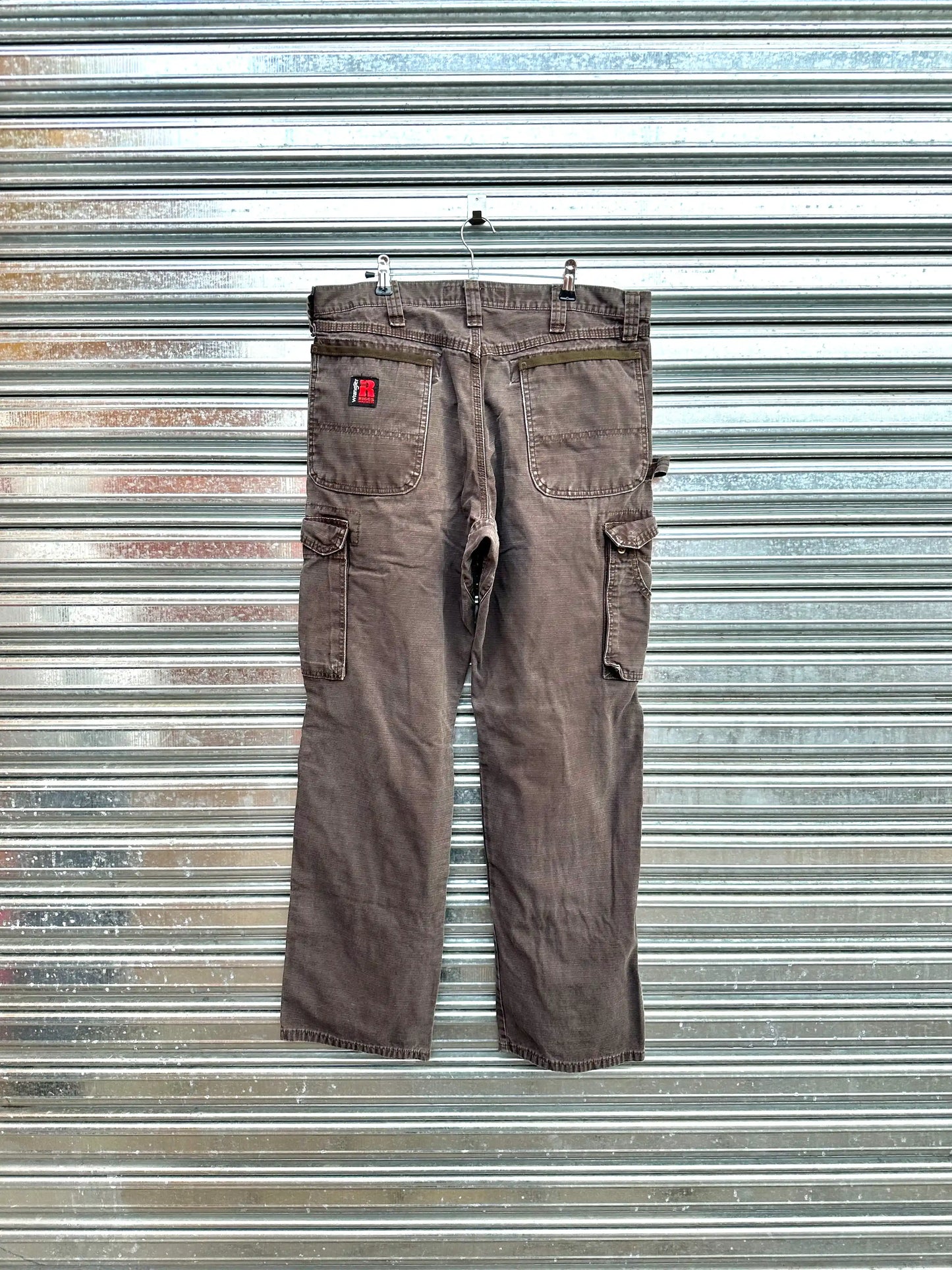 (34) Jean Vintage Wrangler Riggs "Mocca Brown"