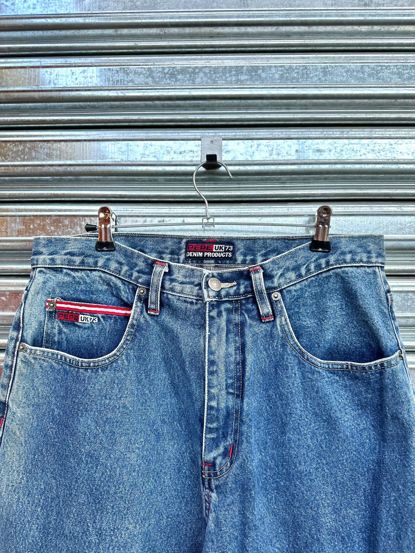 (32) Jean Vintage Pepe Jeans London x Baggy Fit "Blue Jean"