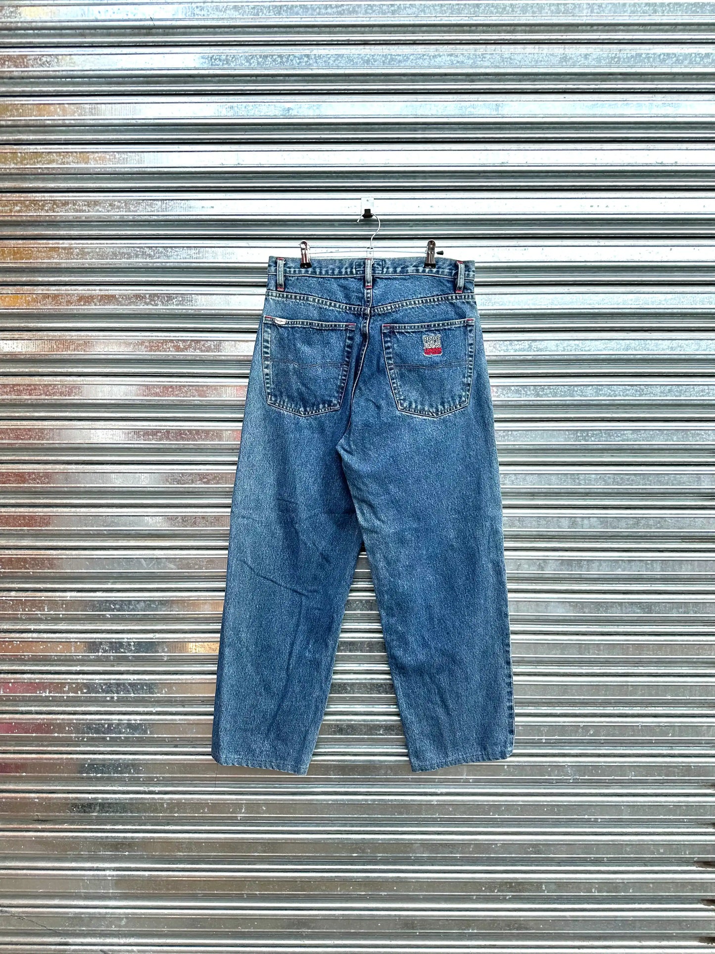 (32) Jean Vintage Pepe Jeans London x Baggy Fit "Blue Jean"