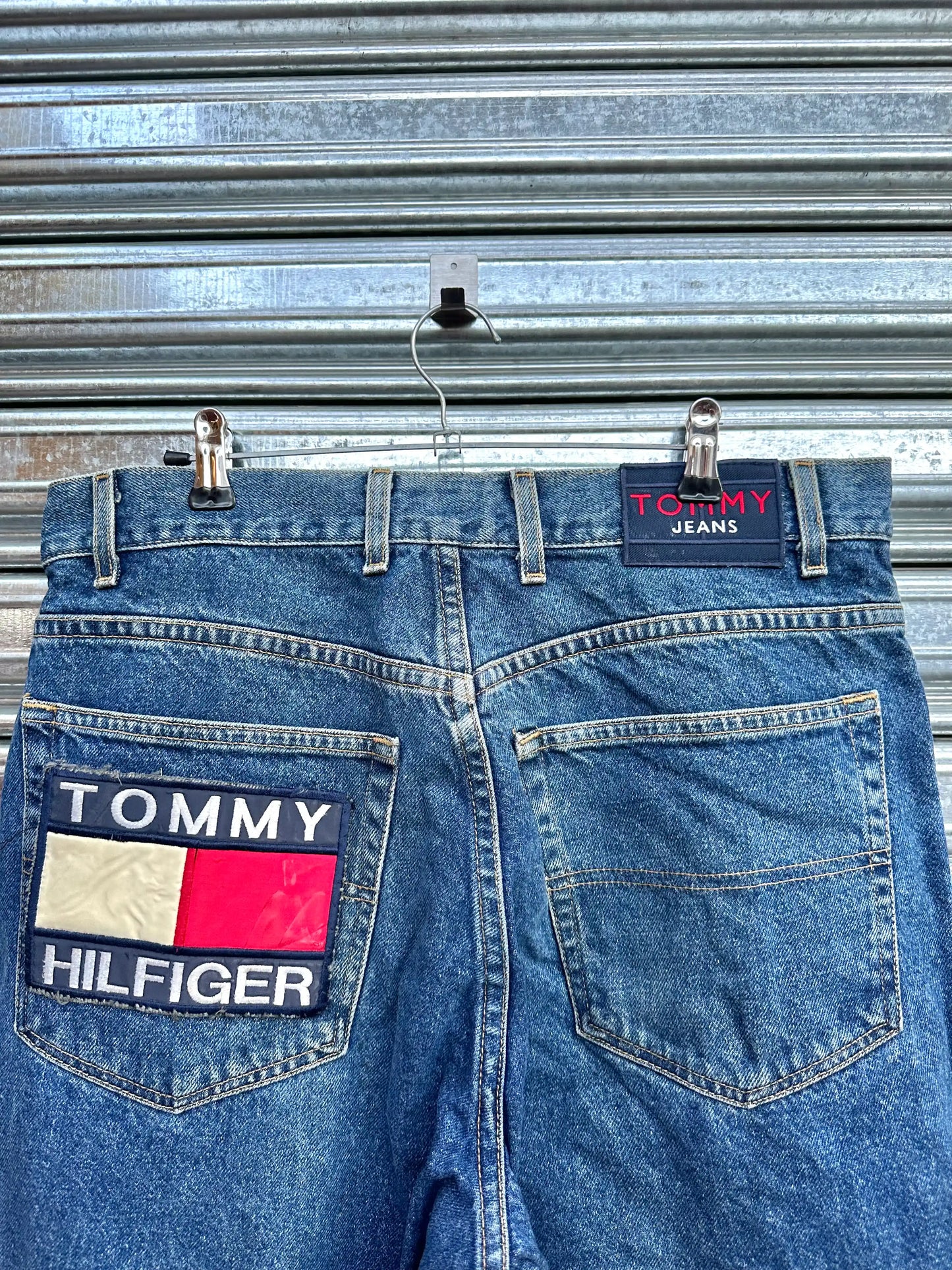 (34) Jean Tommy Hilfiger Super Baggy "Big Hit x Deep Blue"