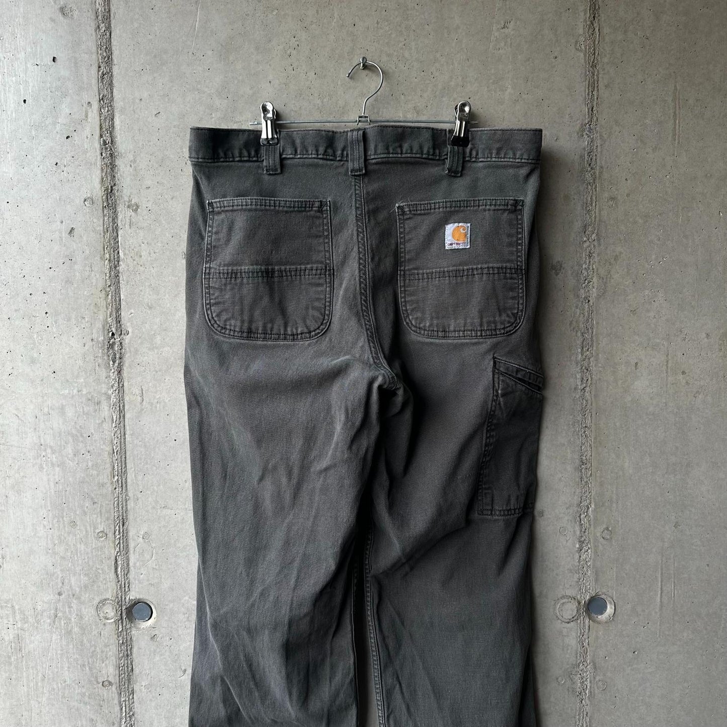 Pantalón Carpintero Carhartt "Moss Green x Paint"