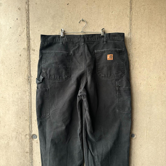 (38) Pantalón Carpintero Vintage Carhartt "Black x Paint"