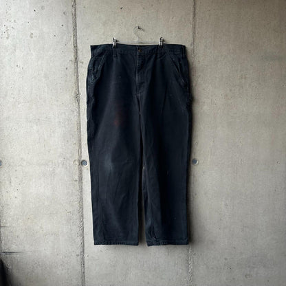 (38) Pantalón Carpintero Vintage Carhartt "Black x Paint"