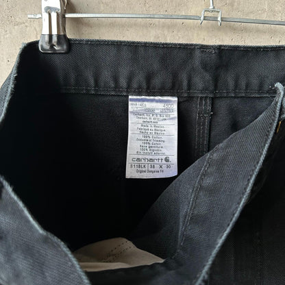 (38) Pantalón Carpintero Vintage Carhartt "Black x Paint"