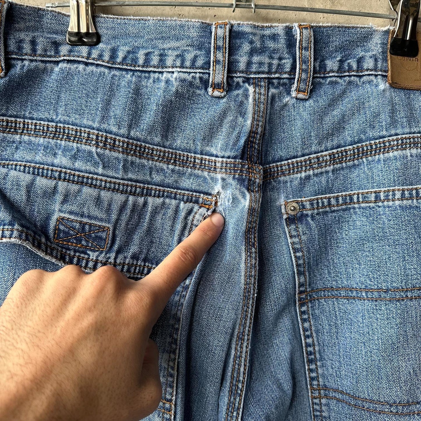 (30) Pantalón Carpitero Vintage Calvin Klein Jeans "Blue Jean"