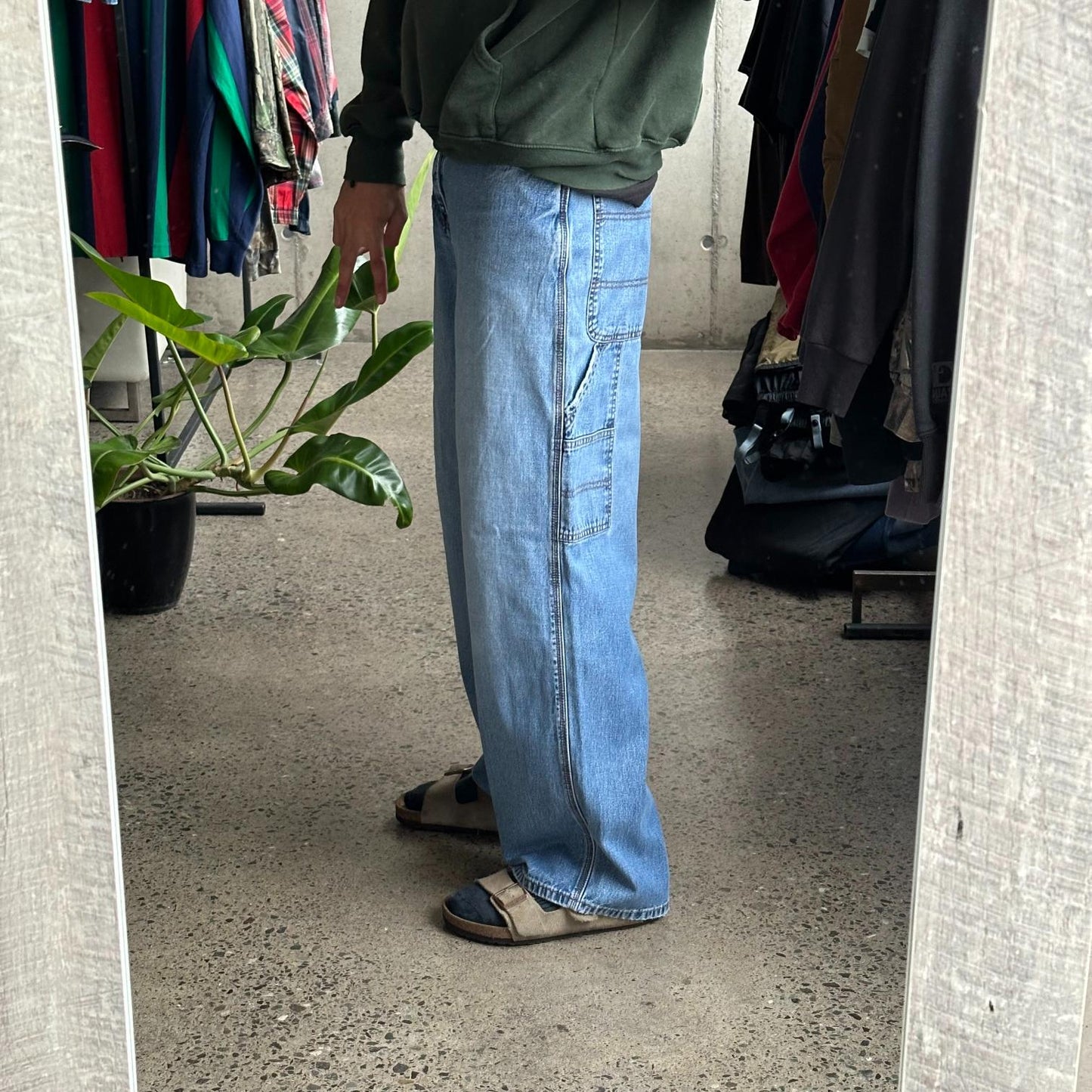 (30) Pantalón Carpitero Vintage Calvin Klein Jeans "Blue Jean"