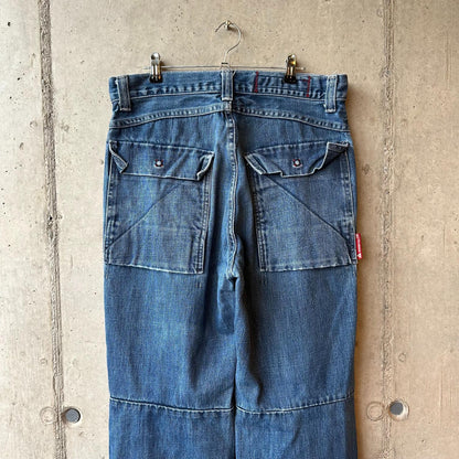 Jean Vintage Guess Y2K Baggy Reforzado "Blue Jean"