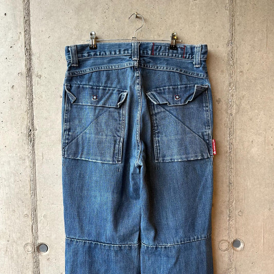 Jean Vintage Guess Y2K Baggy Reforzado "Blue Jean"