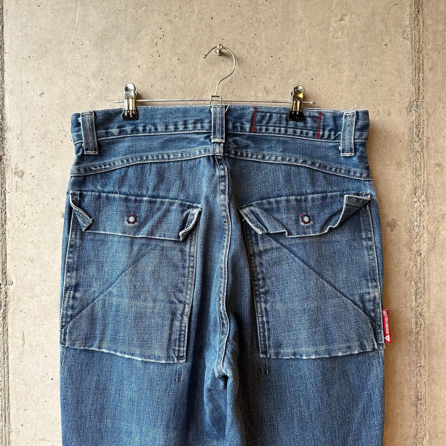 Jean Vintage Guess Y2K Baggy Reforzado "Blue Jean"