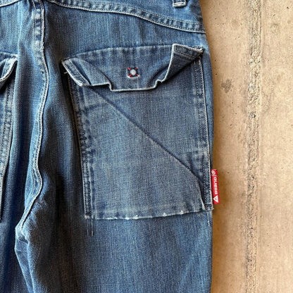 Jean Vintage Guess Y2K Baggy Reforzado "Blue Jean"