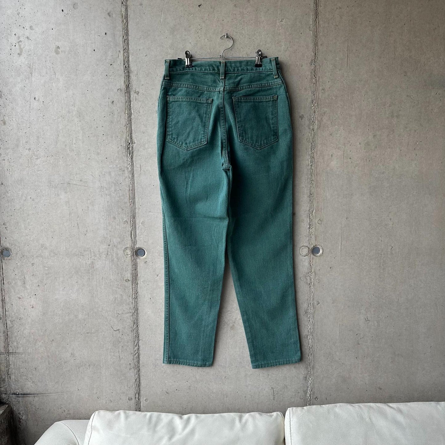 (30) Jean Lands End Tiro Alto "Moss Green"