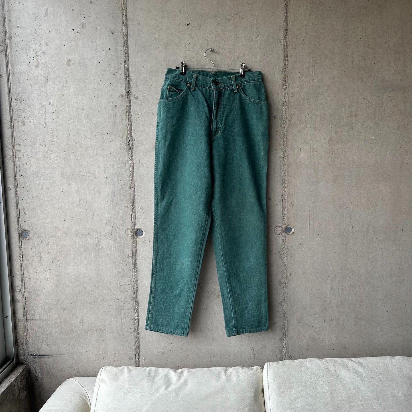 (30) Jean Lands End Tiro Alto "Moss Green"