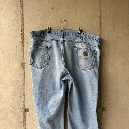 (44) Jean Carhartt Repaired "Sky Blue"