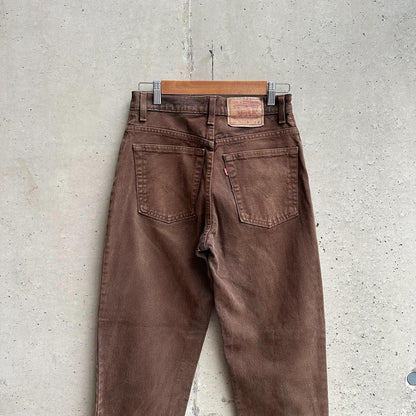 (28) Jean Vintage Levis 550 (Wmns) Marron Travis Scott