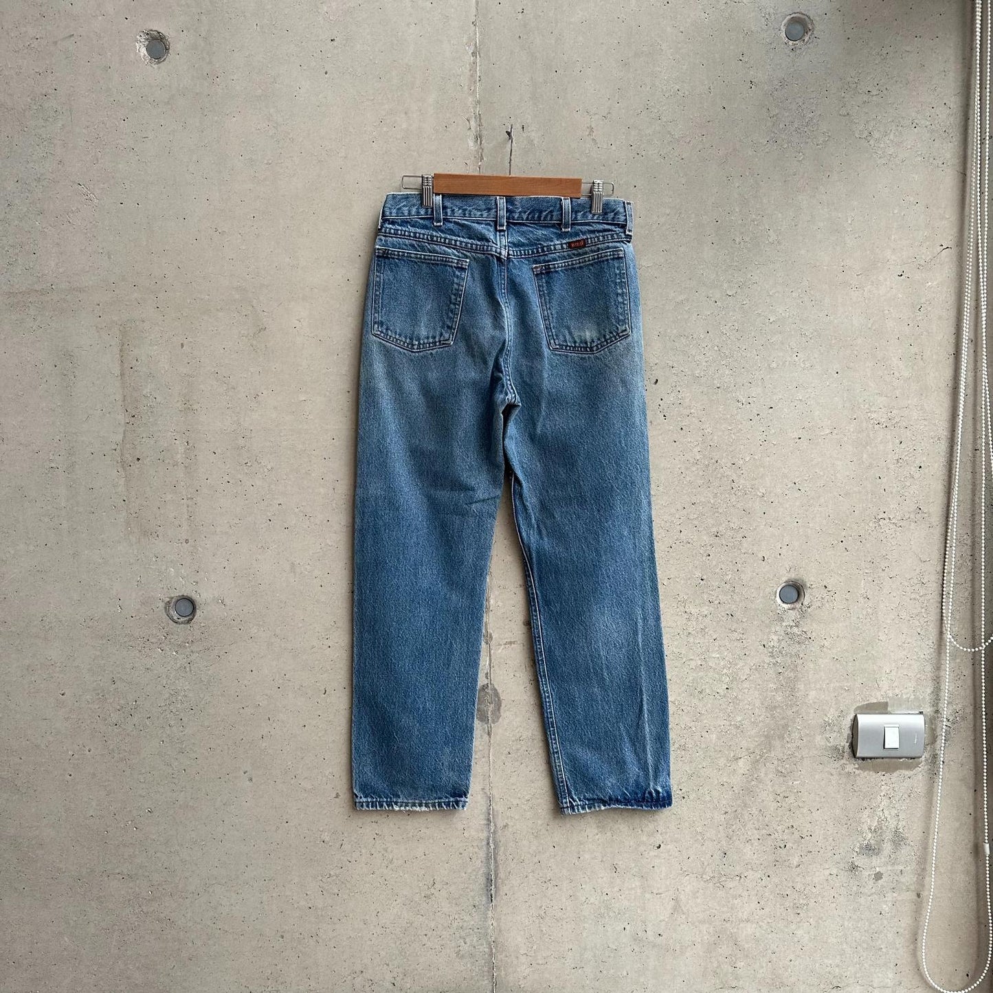 (30) Jean Vintage Rustler Relaxed "Blue Jean"