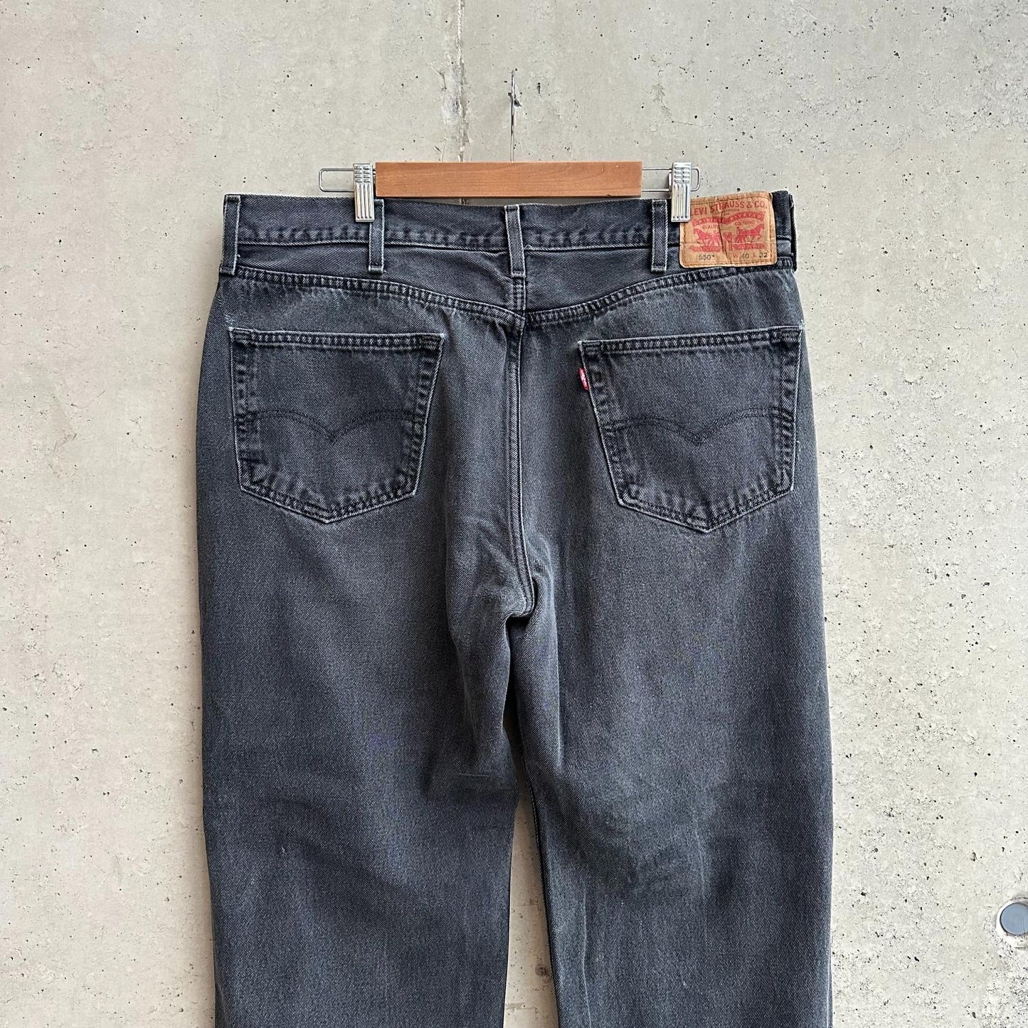 Jean Levis 550 Relaxed 2010s "Smoke Gray"