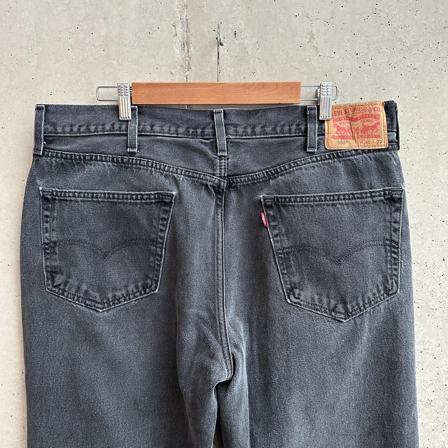 Jean Levis 550 Relaxed 2010s "Smoke Gray"